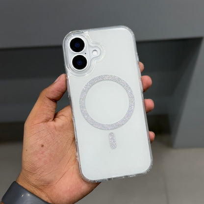 UTRYEE GLITER CASE - WHITE ( No. 3803 )