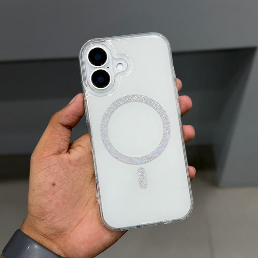 UTRYEE GLITER CASE - WHITE ( No. 3803 )
