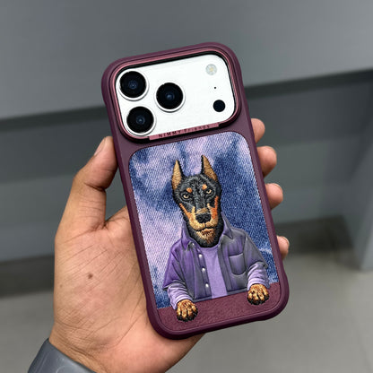NIMMY DOG CASE - BURGUNDY ( No. 4020 )