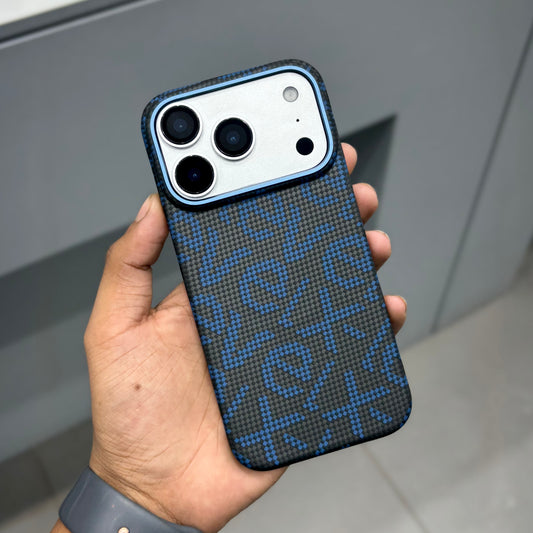 X LEVEL Blue Carbon Case wth Magsafe ( No. 2257 )