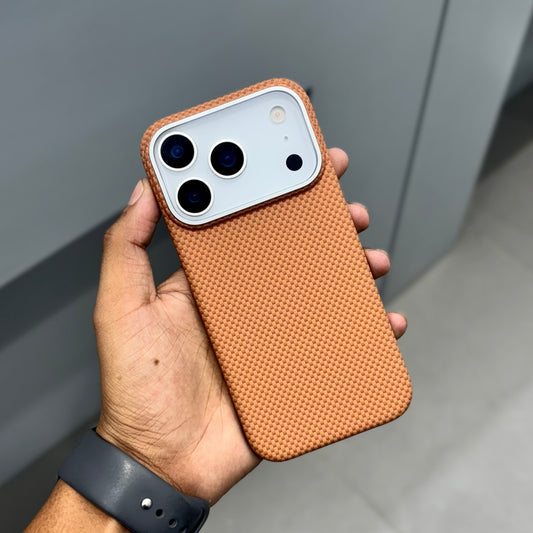 Face Design Carbon Case with Magsafe ( No. 2038 ) 17 Series-Orange