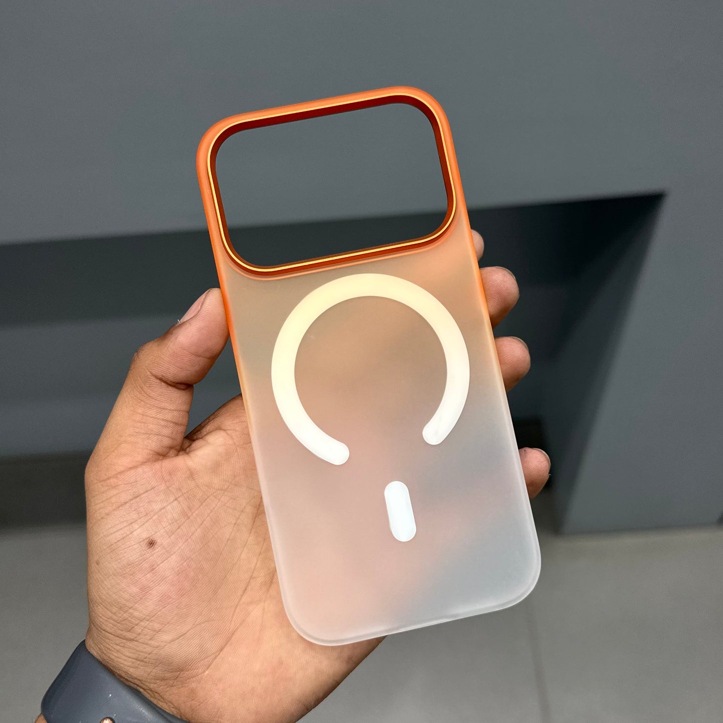 KWINI FROST CASE MAGSAFE - ORANGE ( No. 3290 )