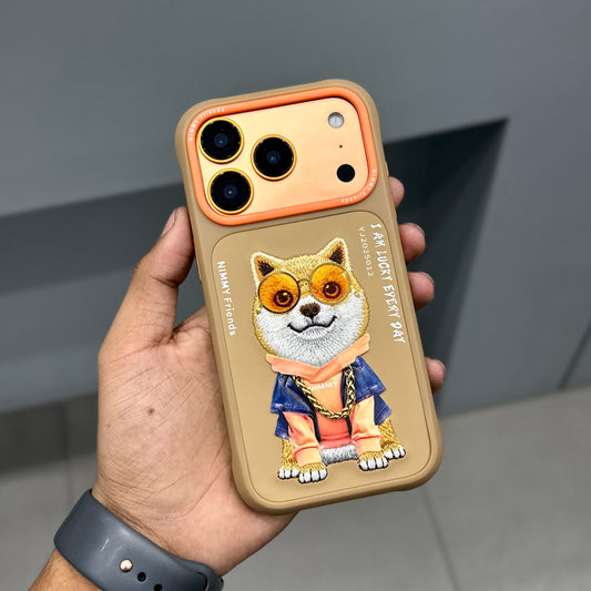 NIMMY DOG CHAIN CASE - BROWN ( No. 2529 )