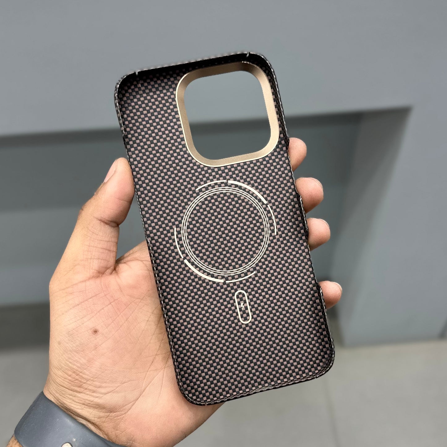 BLUEO ARMID FIBER CASE - BROWN ( No. 3068 )