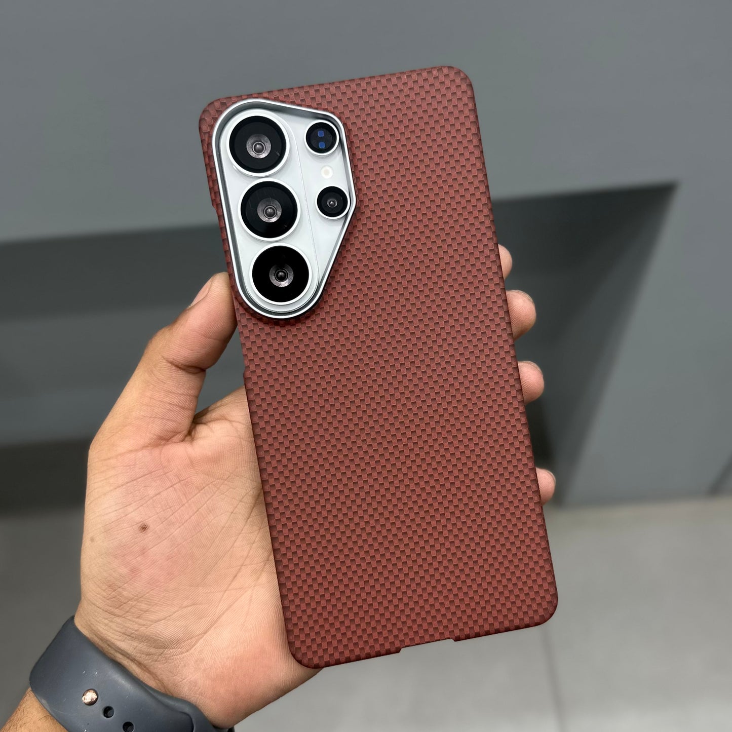 KAOU CARBON STEALTH MAGSAFE - SAMSUNG - RED ( No. 3231 )