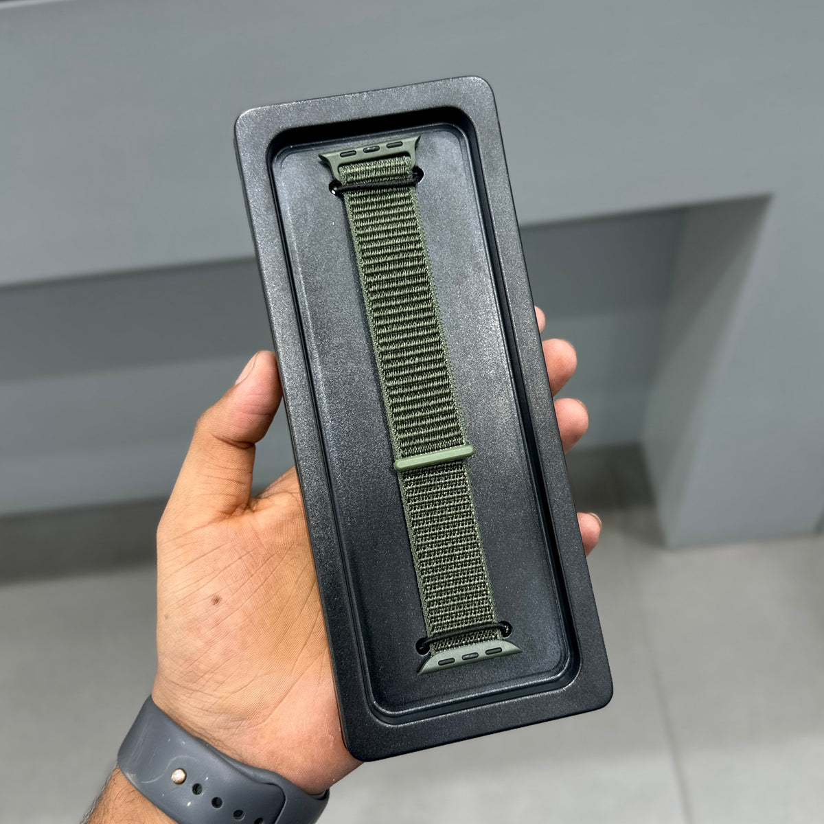 NYLON LOOP STRAP - DARK GREEN ( No. 3740 )