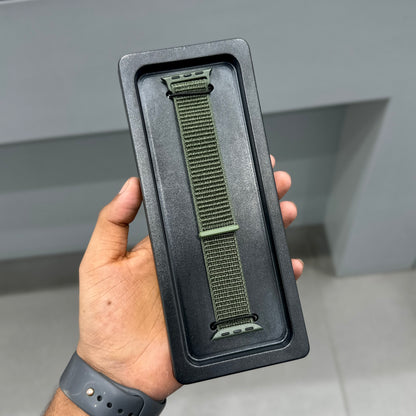 NYLON LOOP STRAP - DARK GREEN ( No. 3740 )