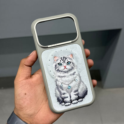 NIMMY FASION SERIES MAGSAFE-GREY CAT ( No. 3352 )