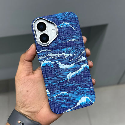 LUXO MAGSAFE CASE SEA WAVES - BLUE ( No. 3668 )