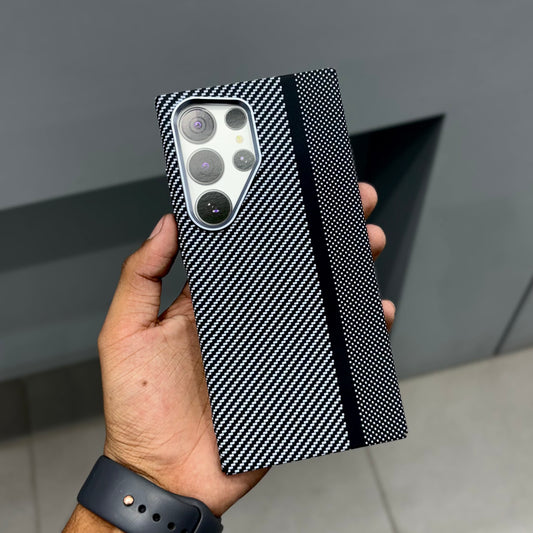 LUXO CARBON CASE SAMSUNG - GREY CHECK ( No. 2526 )