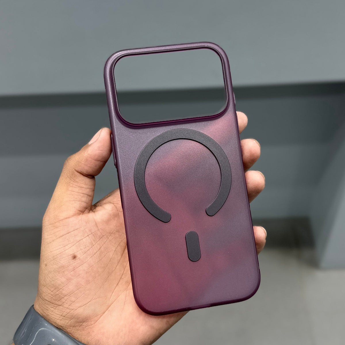 CMAQ AIR SKIN MAGSAFE CASE - WINE RED ( No. 3974 )