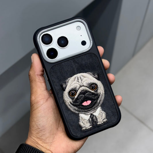 NIMMY PUG DOG - BLACK ( No. 2546 )