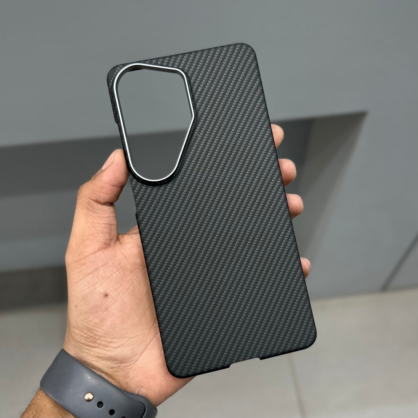ICON CARBON CASE - ANDRIOD - BLACK ( No. 3060 )