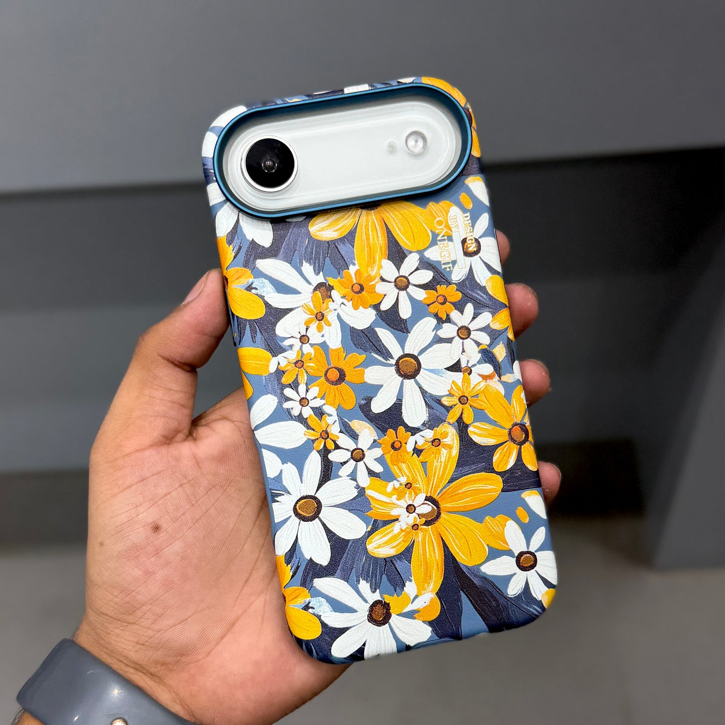 ONEGIF FLORAL EMPRESS EDITION MAGSAFE CASE - BLUE 2.0 ( No. 2691 )