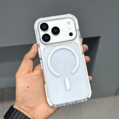 TRANZO TRIPLE LAYER MAGSAFE CASE-WHITE ( No. 2960)