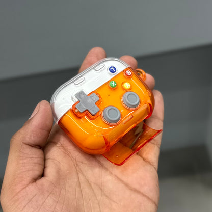 EGG SHELL GAME POD AIRPODS CASE - ORANGE ( No. 3562 )