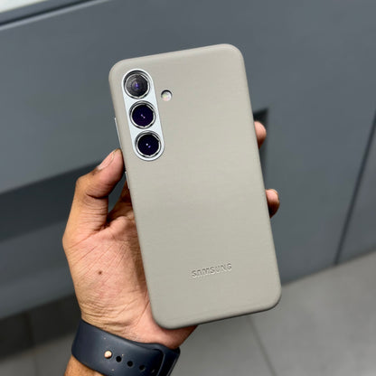 SAM VEGAN LEATHER CASE SAMSUNG - LIGHT BROWN ( No. 2464 )