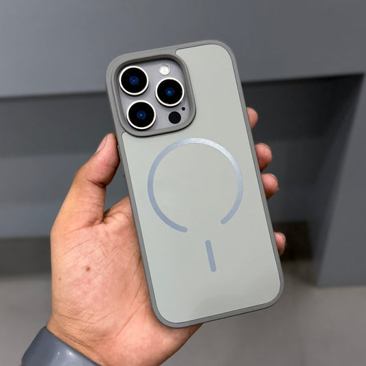 HAMURU SKIN FEELCASE MAGSAFE - GREY ( No. 2378 )