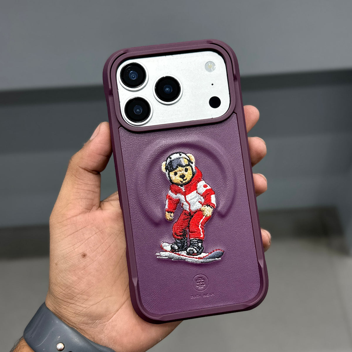 ZUCK BEAR BOUNCE SPORTS CASE - BURGUNDY ( No. 4192 )