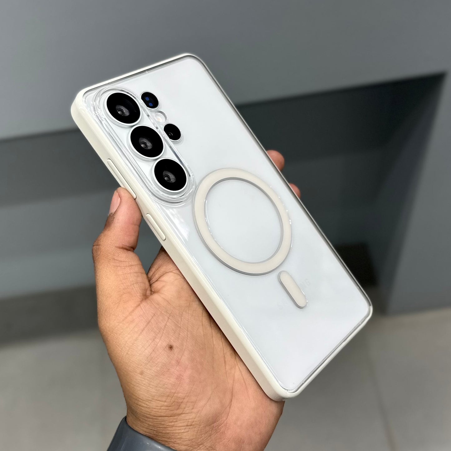 TRANZO AIR WAVE MAGSAFE SAMSUNG CASE - BEIGE ( No. 3244 )