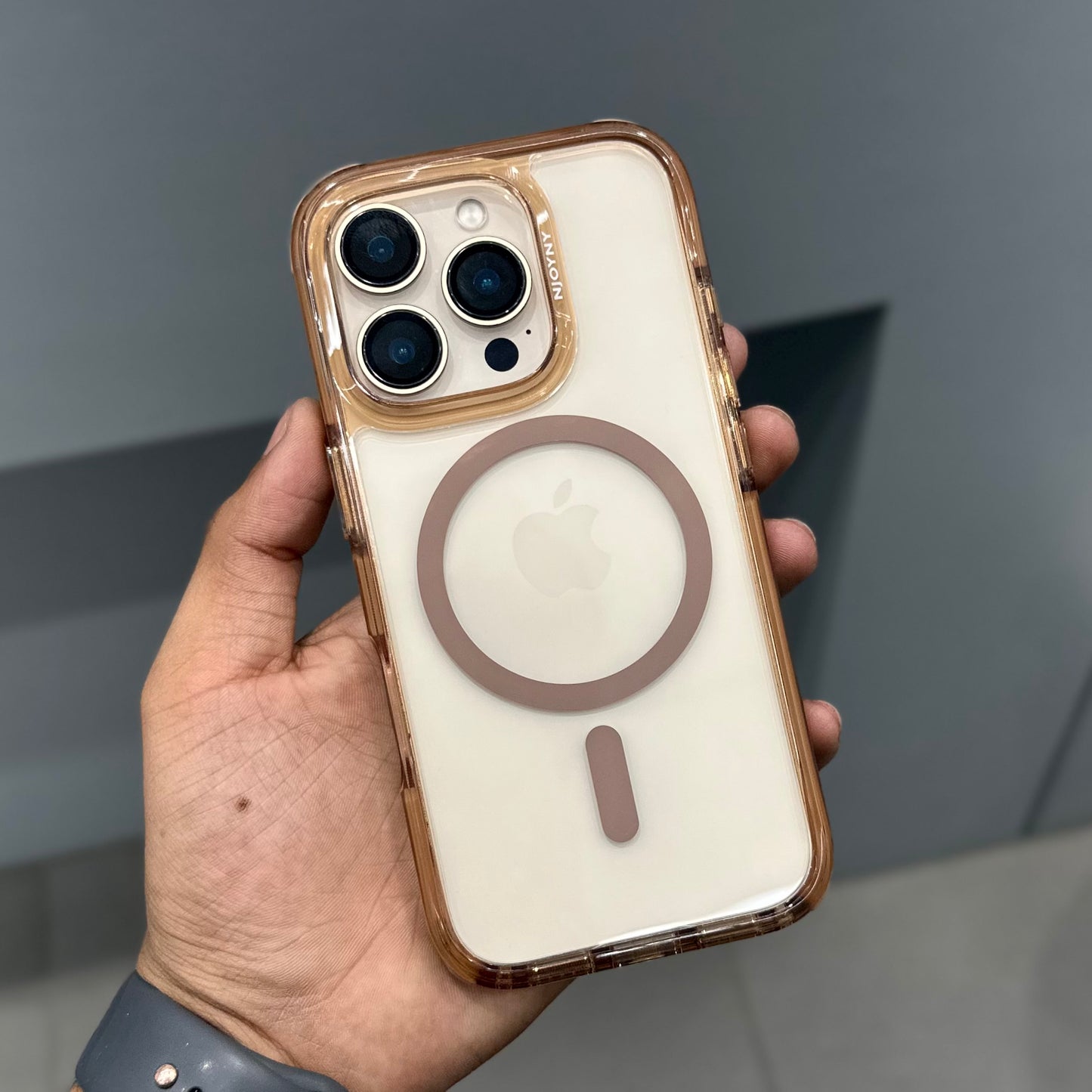 NY JOY COMBAT TRIPLE LAYERED MAGSAFE CASE - DESERT BROWN ( No. 2856 )