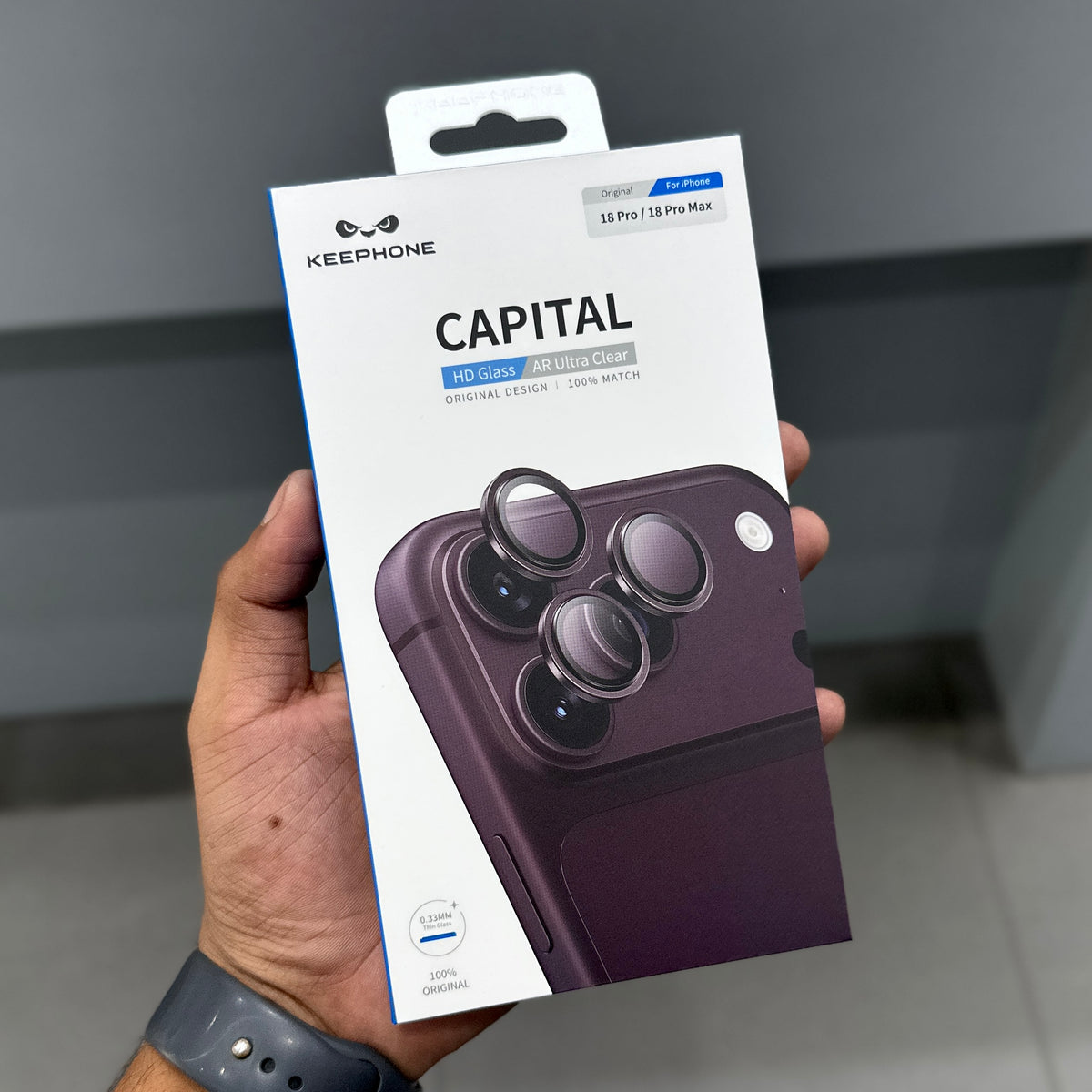 KEEPHONE 1-1 CAMERA RINGS - 18 PRO MAX -18 PRO ( No. 4135 )