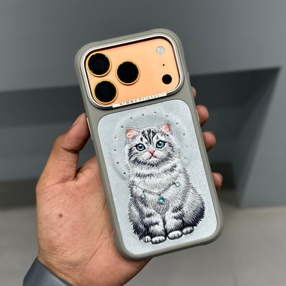 NIMMY FASION SERIES MAGSAFE-GREY CAT ( No. 3352 )
