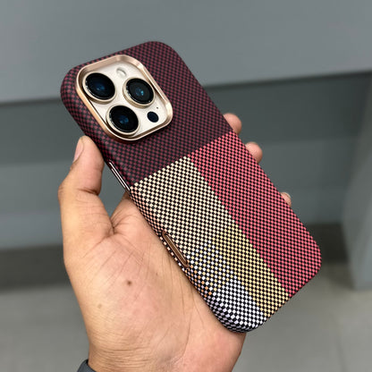 LUXO MAGSAFE CASE - COPPER CHECK ( No. 3585 )