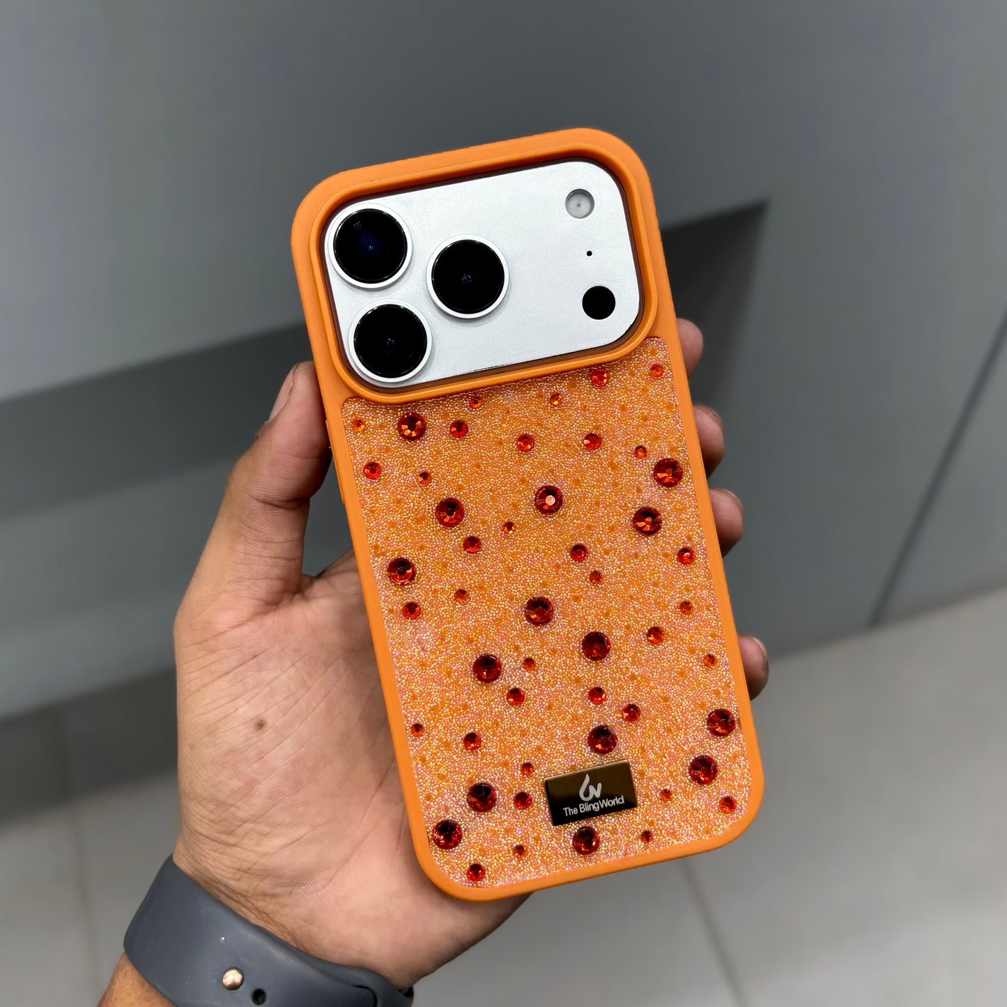 BLING WORLD DIMO CASE - ORANGE ( No. 2370 )