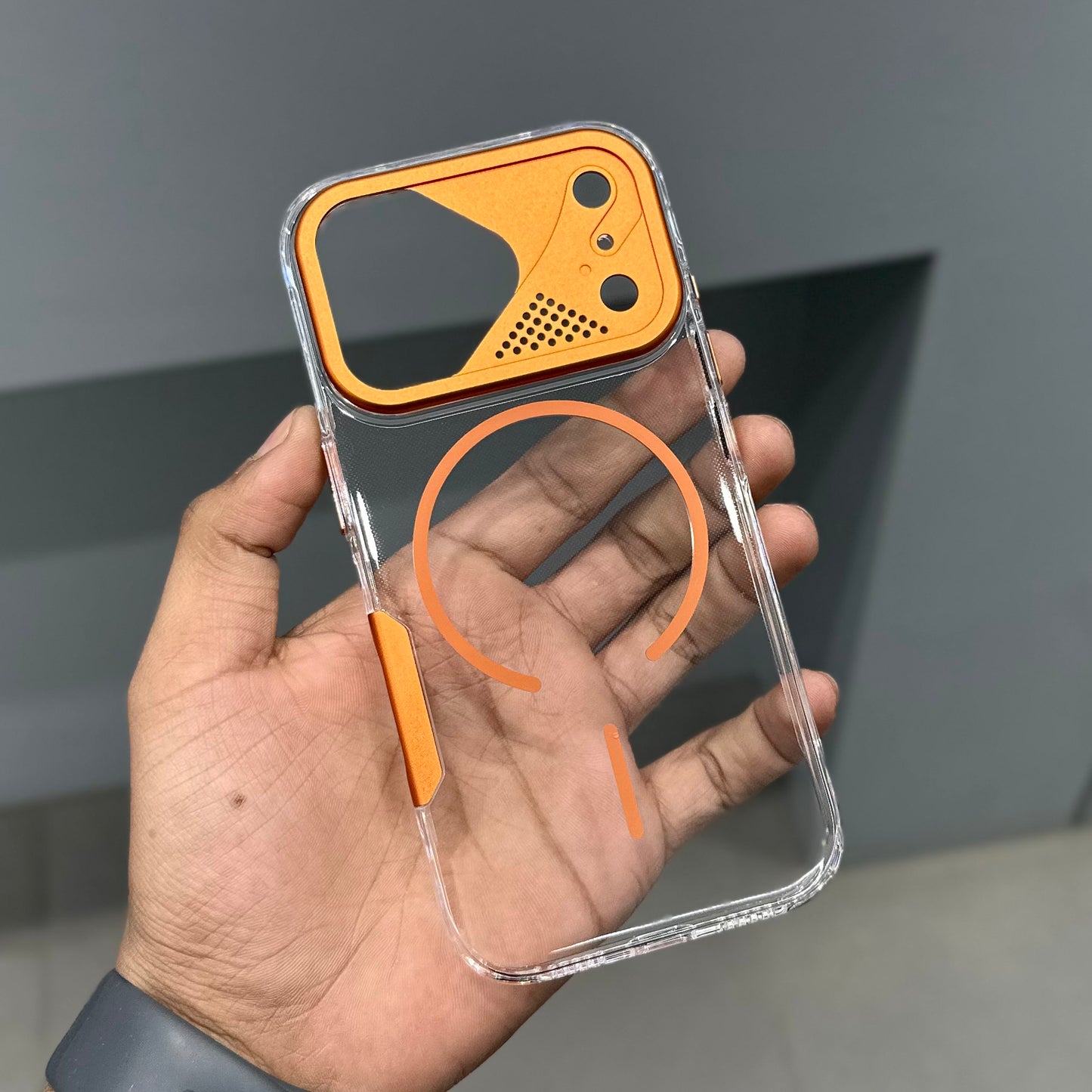 QUANTUM CLEAR PRO CASE -ORANGE ( No. 3104 )