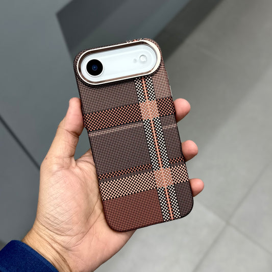 Luxo Brown Check 3.0 Case ( No. 1544 )