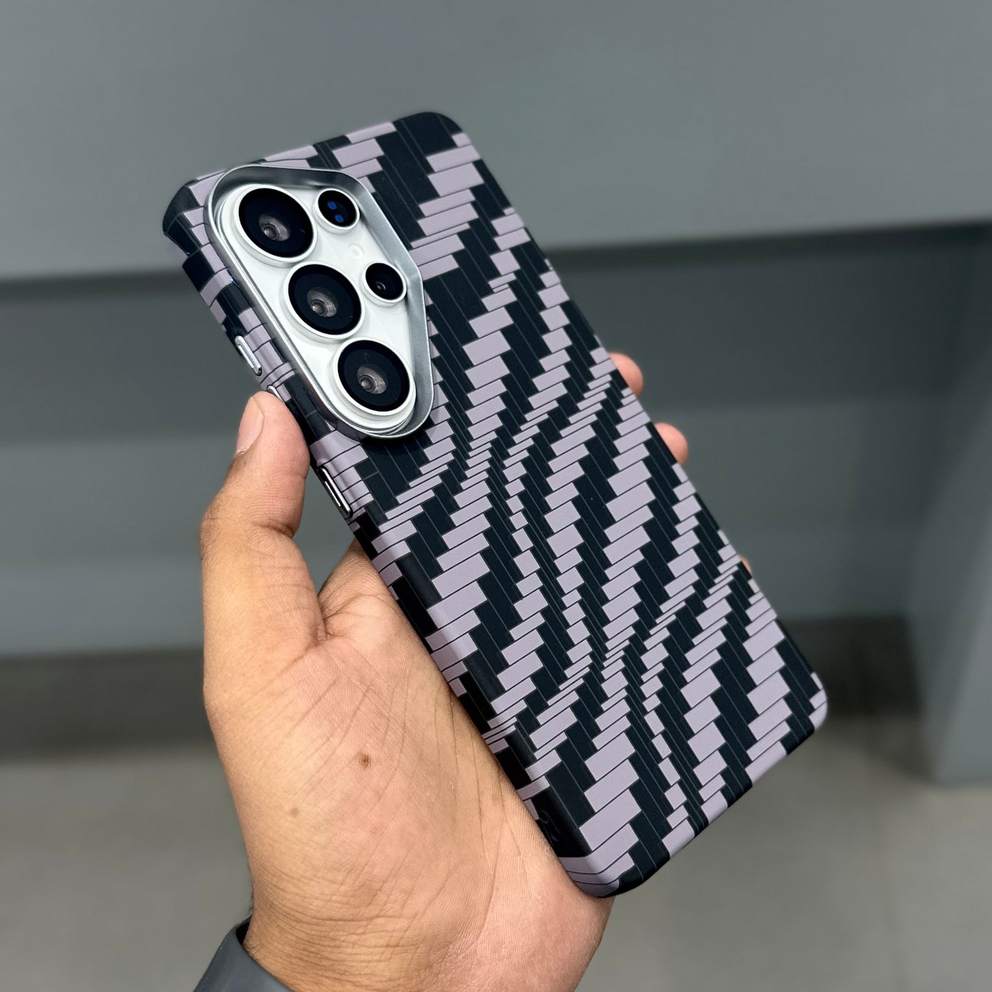 LUXO CARBON CASE SAMSUNG -ILLUSION BLACK ( No. 3169 )