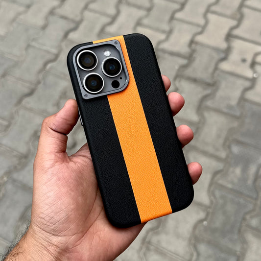 LFOM Case With Magsafe-Black-Orange ( No. 1821)