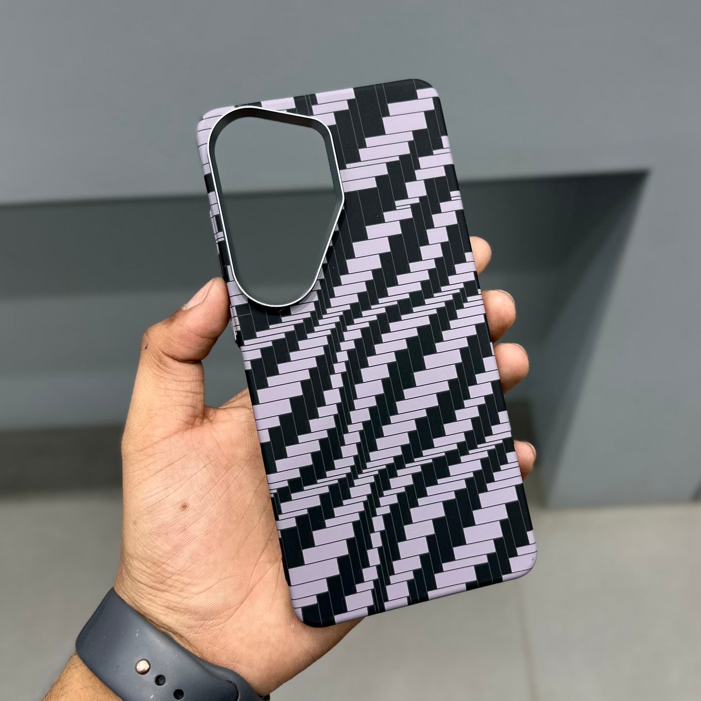 LUXO CARBON CASE SAMSUNG -ILLUSION BLACK ( No. 3169 )