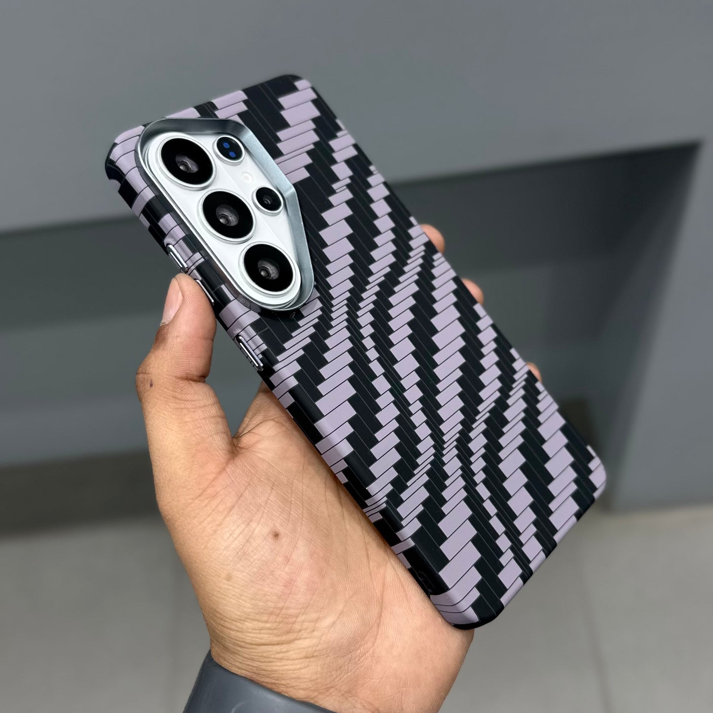 LUXO CARBON CASE SAMSUNG -ILLUSION BLACK ( No. 3169 )