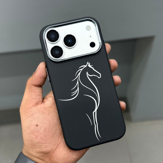 LUXO HORSE P MAGSAFE CASE - BLACK ( No. 3539 )