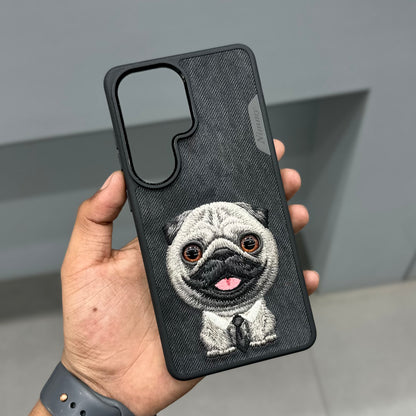 NIMMY DOG SAMSUNG CASE-BLACK PUG ( No. 3238 )