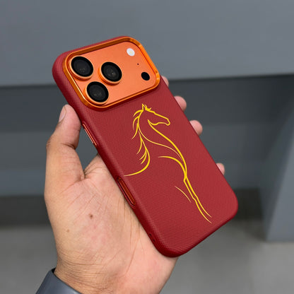 LUXO HORSE P MAGSAFE CASE - RED ( No. 3541 )