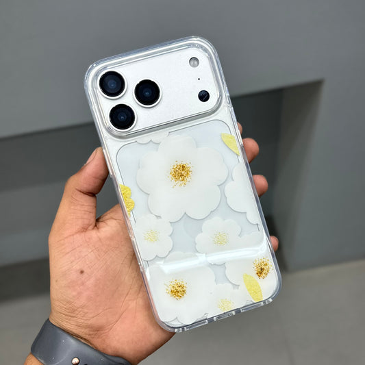 TRANZO BC 02 FLOWER CASE - WHITE ( No. 3400 )