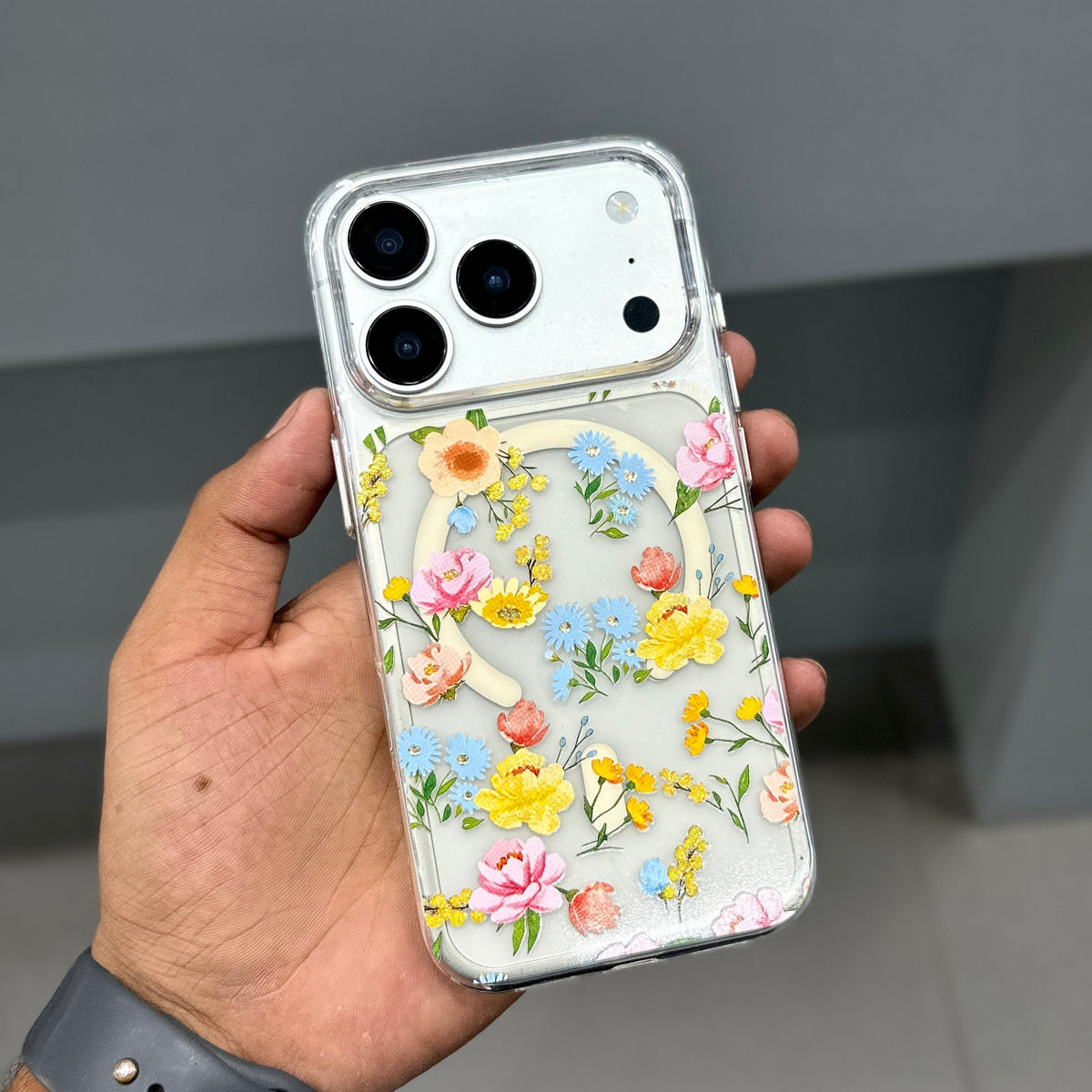 MOSTREET FLOWERS CASE - YELLOW ( No. 3926 )