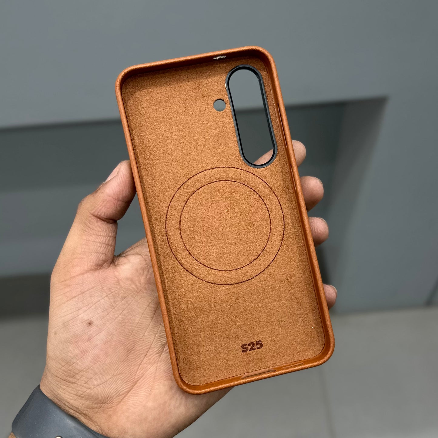 X LEVEL VEGAN CASE SAMSUNG - BROWN ( No. 3140)