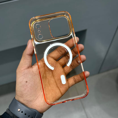 CMAQ ULTRA CLEAR CAPTURE CASE-ORANGE ( No. 3074 )