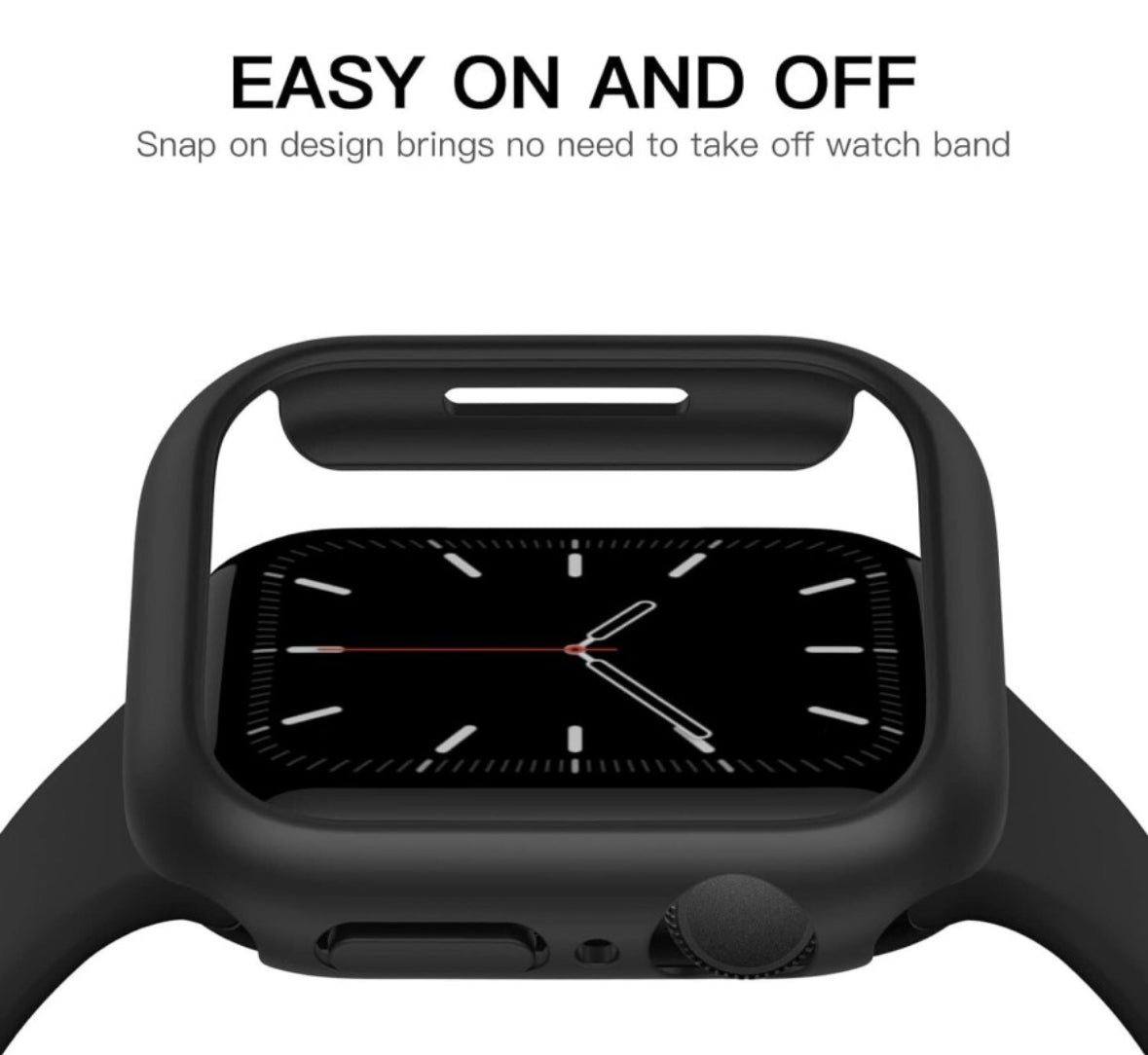 iWatch Bumper Case Without Glass- Black ( No. 1356 )