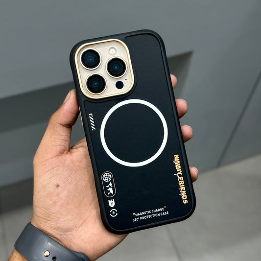 NIMMY MAGSAFE CASE - BLACK GOLD ( No. 2696 )