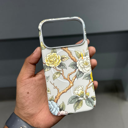 ONE GIF FLORAL EMPRESS EDITION MAGSAFE CASE - GREY ( No. 4055 )