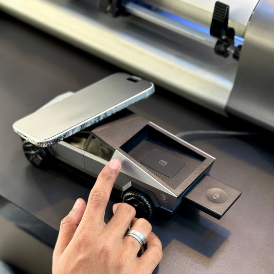 CyberDock Wireless Charger -Dark Grey ( No. 1808 )