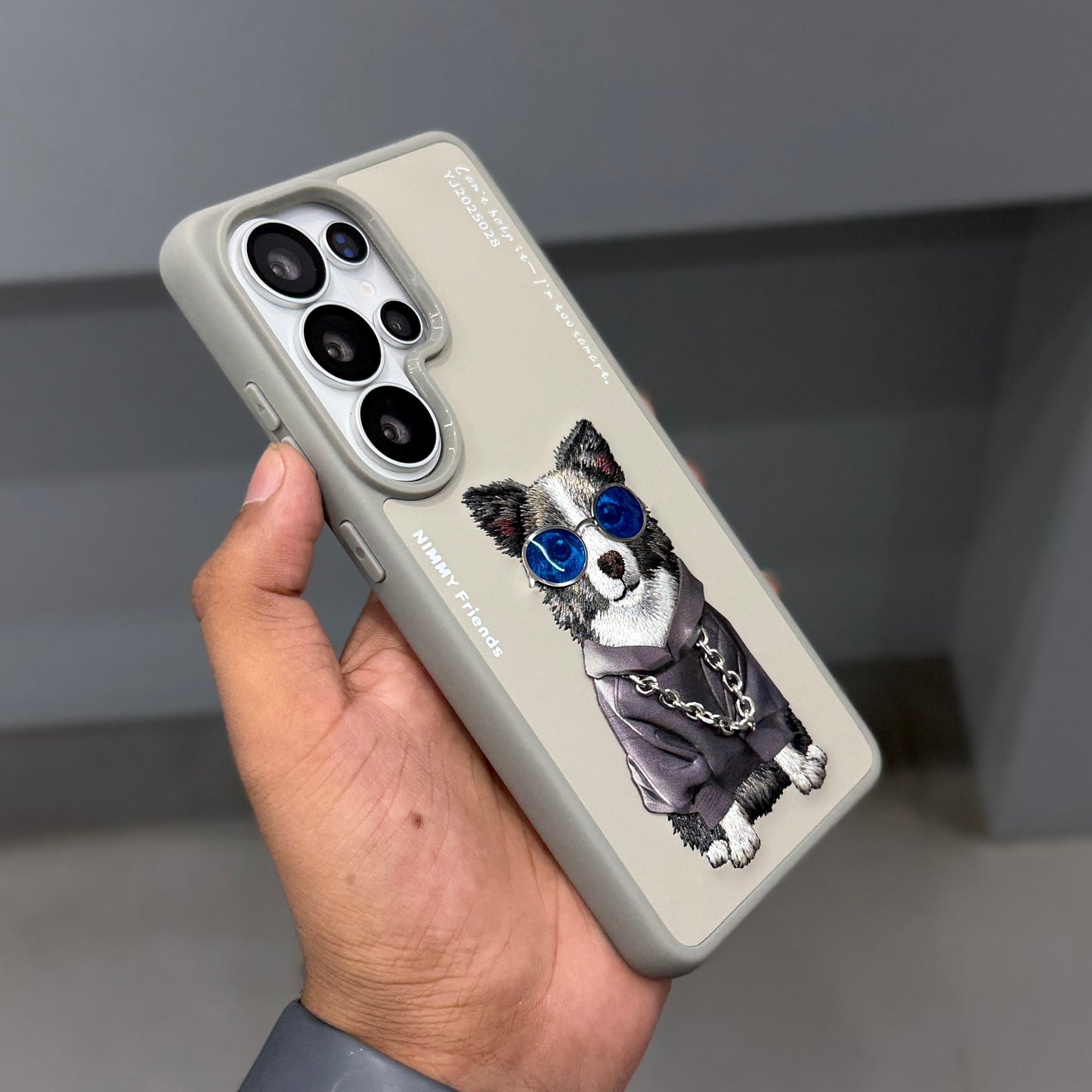 NIMMY DOG SAMSUNG CASE-GREY ( No. 3237 )