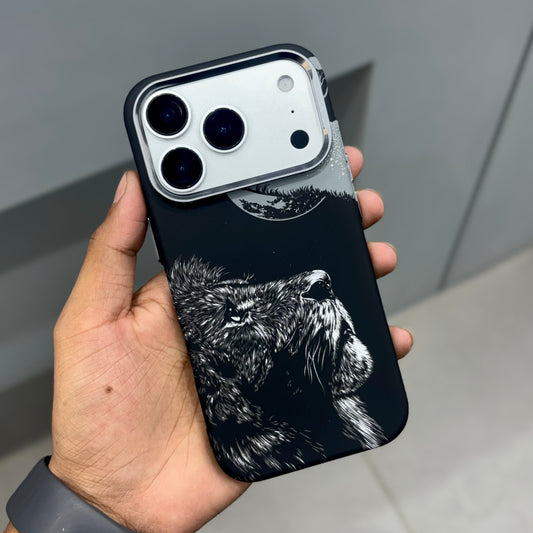 Luxo Lion Black Case with Magsafe ( No. 1976 )