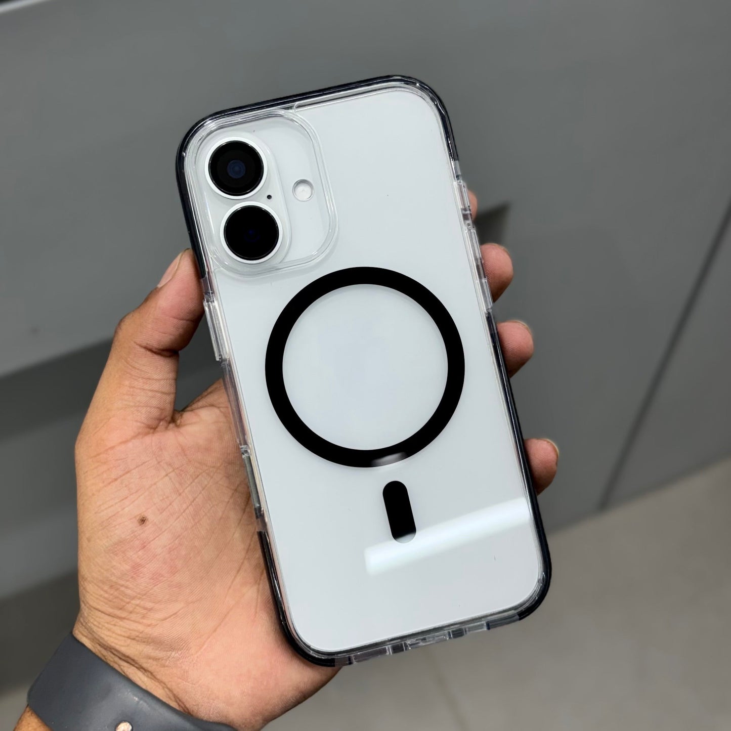 NITO Side Bumpper with Button and Magsafe Case - Black ( No. 2187)