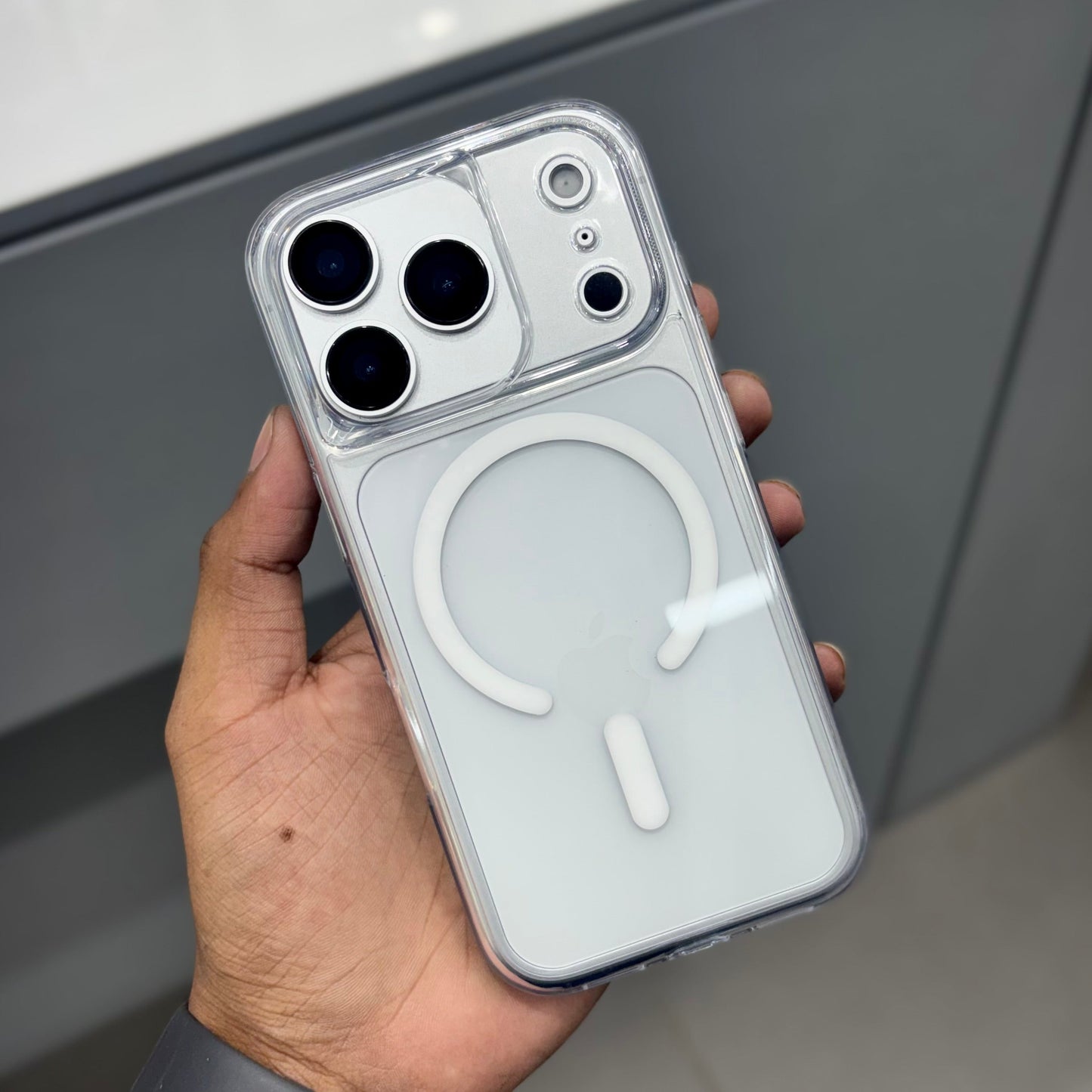 Kuvete Transparent with magsafe case ( No. 2204 )